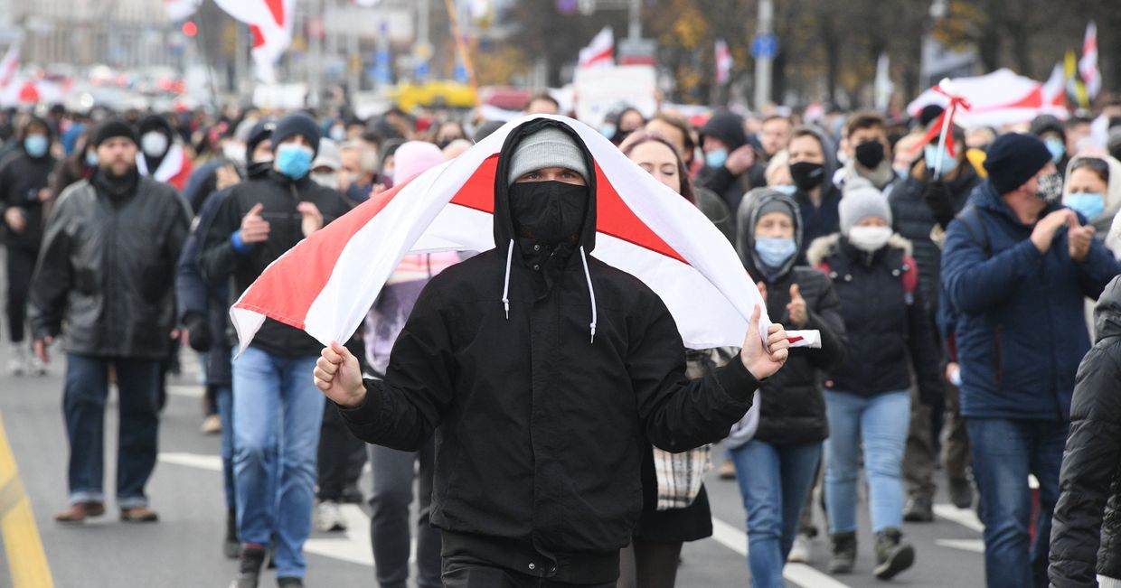 Акция протеста в Минске