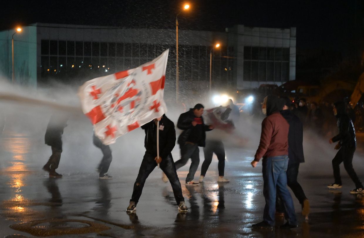 Акция протеста в Грузии