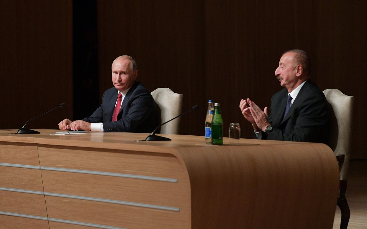 Рабочий визит президента РФ В. Путина в Азербайджан