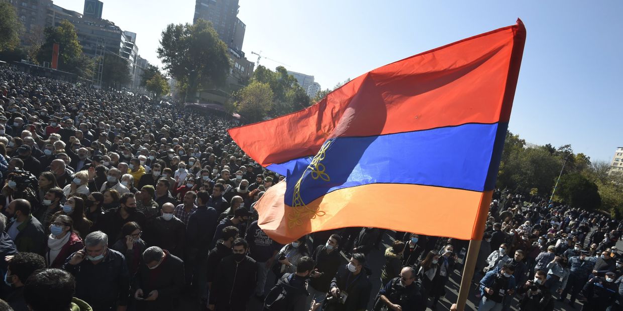 Митинг оппозиции в Ереване