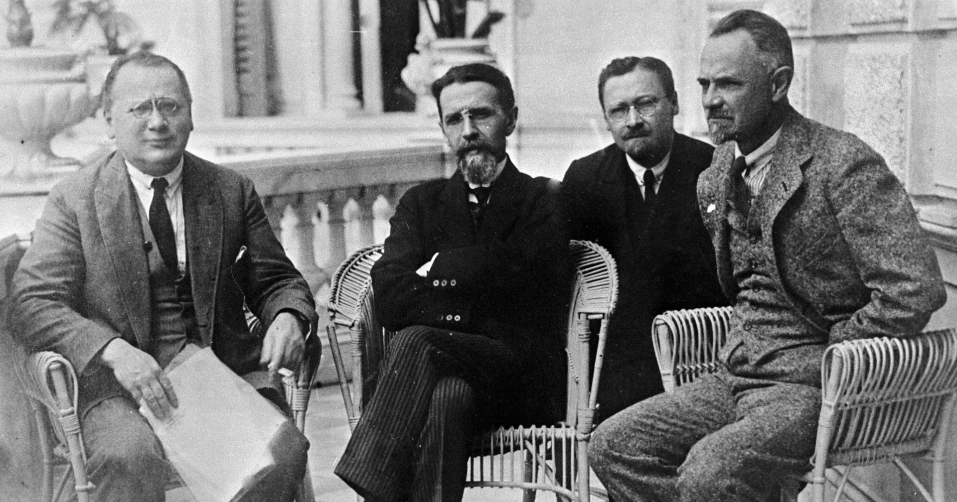 Советские дипломаты Максим Литвинов, Вацлав Воровский, Станислав Пилявский, Леонид Красин - ИноСМИ, 1920, 15.11.2020