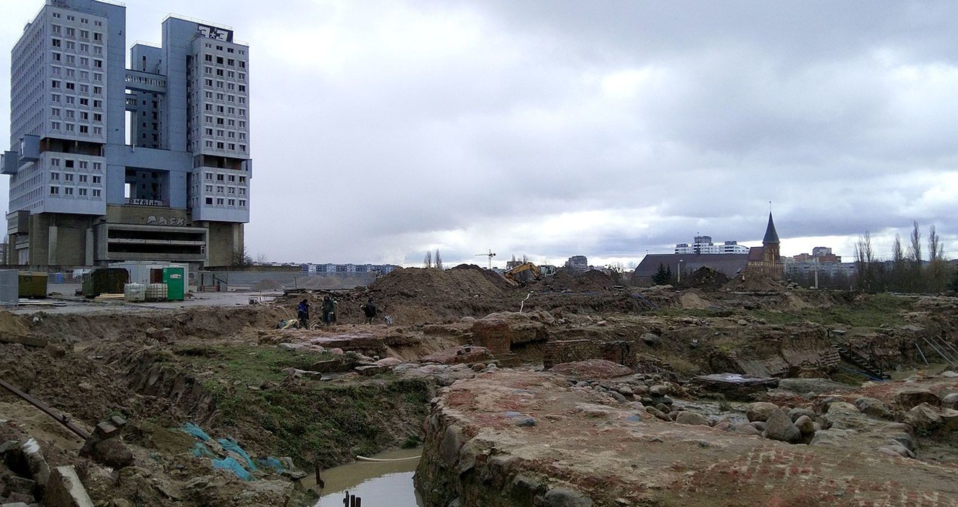 Раскопки на месте замка Кёнигсберг в Калининграде в 2018 году - ИноСМИ, 1920, 13.11.2020