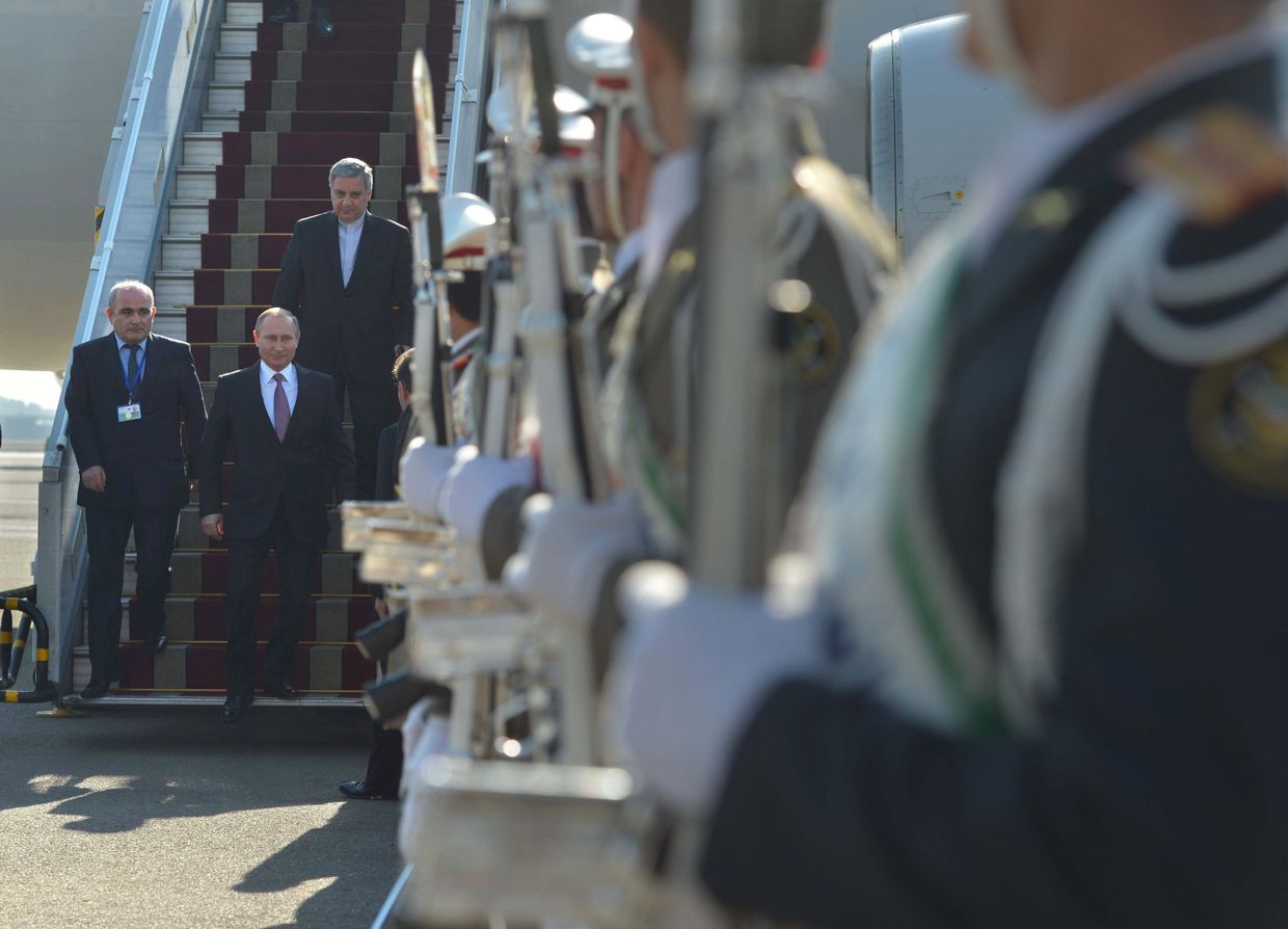 Рабочий визит президента РФ В.Путина в Иран