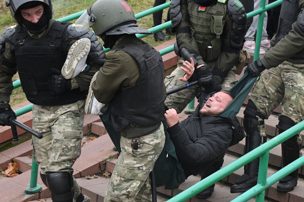 Акция протеста в Минске