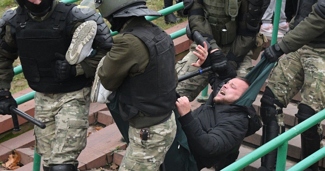 Акция протеста в Минске