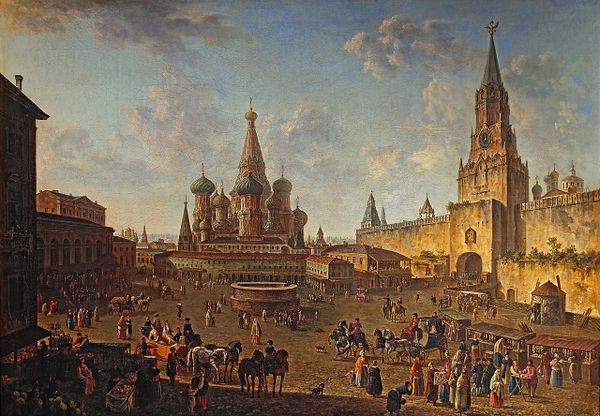 Красная площадь в Москве