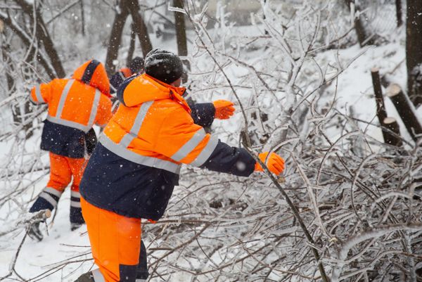 Последствия снежного циклона в Приморье