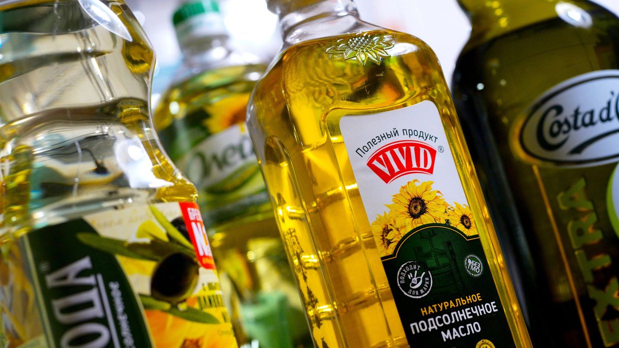 Продажа подсолнечного масла в магазине Пятерочка в Москве