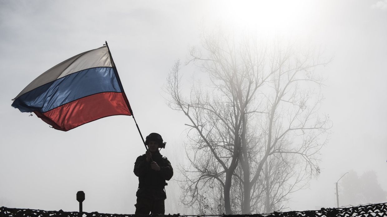 Концерт на блокпосту российских миротворцев в Карабахе