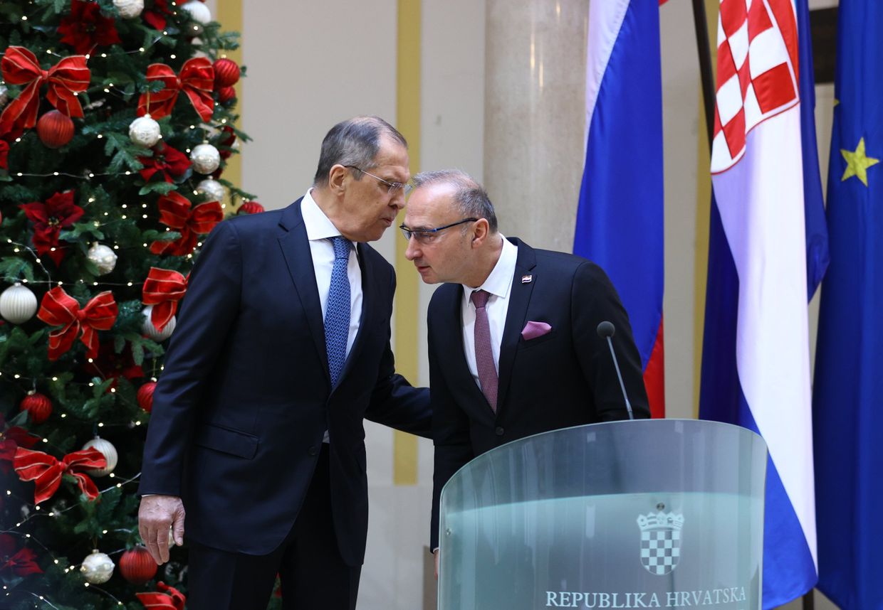 Визит главы МИД РФ С. Лаврова в Хорватию