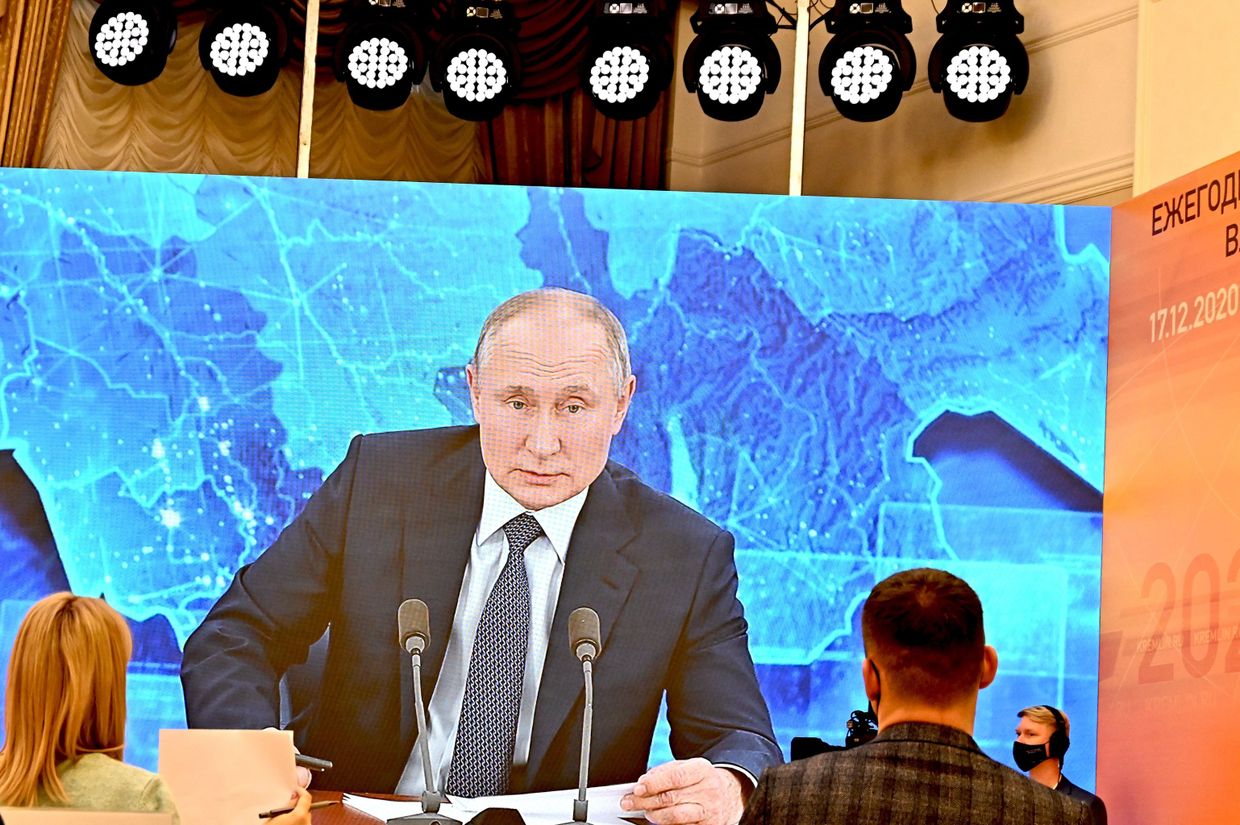 Трансляция большой пресс-конференции президента РФ В. Путина