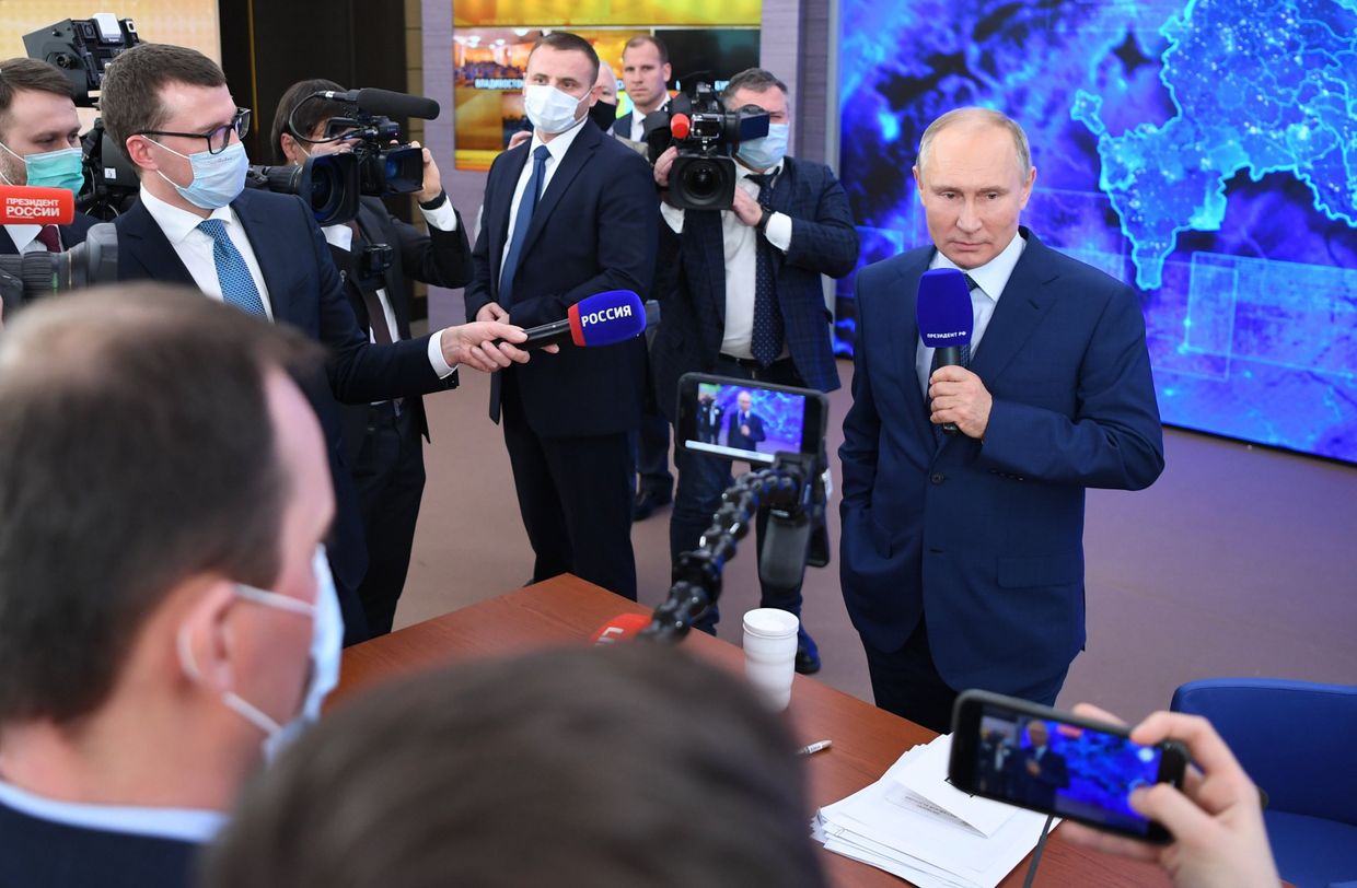 Ежегодная пресс-конференция президента РФ В. Путина Ежегодная пресс-конференция президента РФ В. Путина