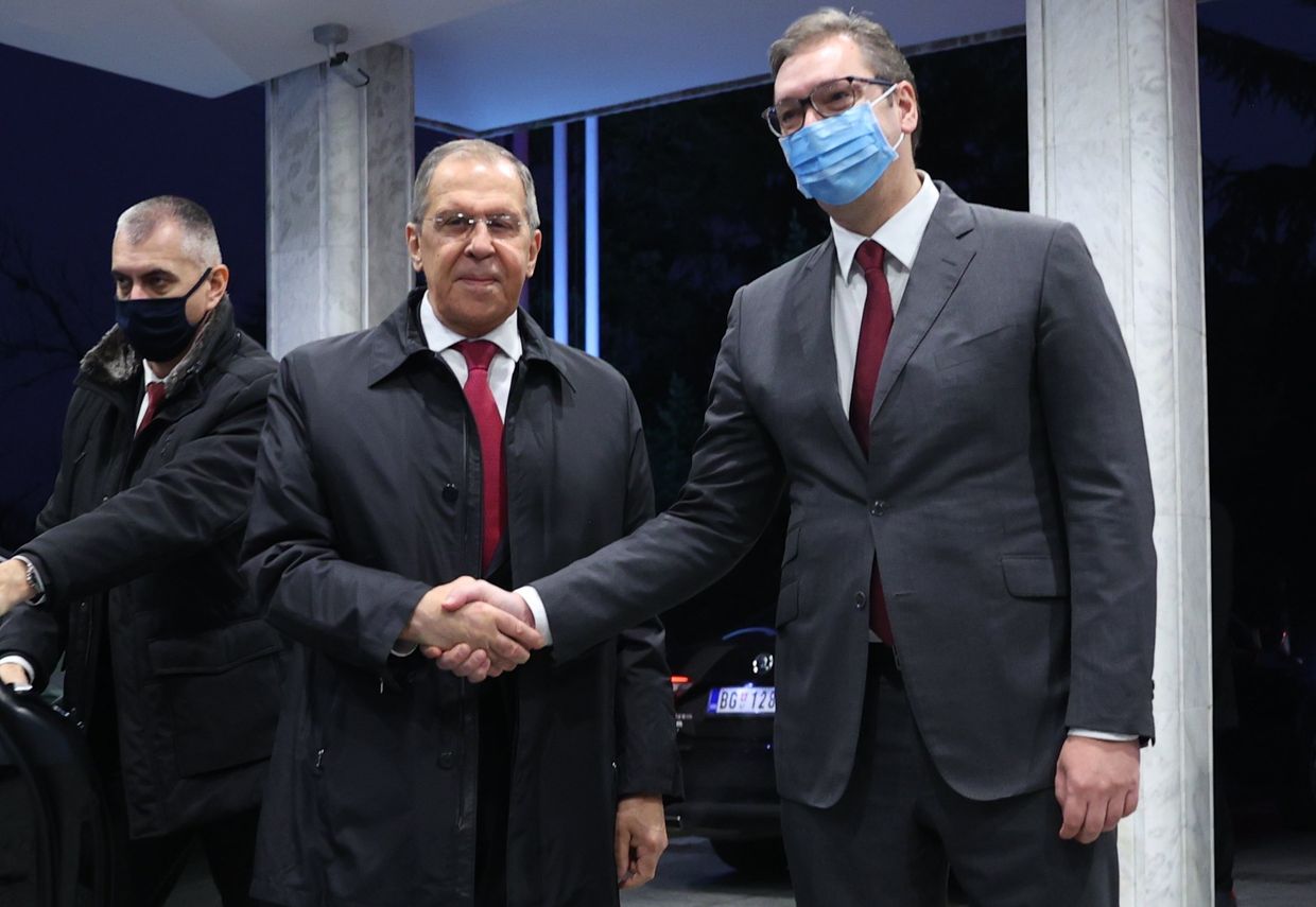 Визит главы МИД РФ С. Лаврова в Сербию