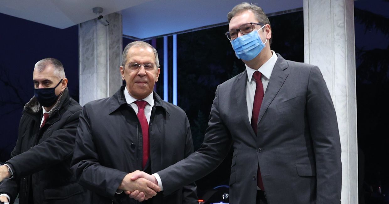 Визит главы МИД РФ С. Лаврова в Сербию