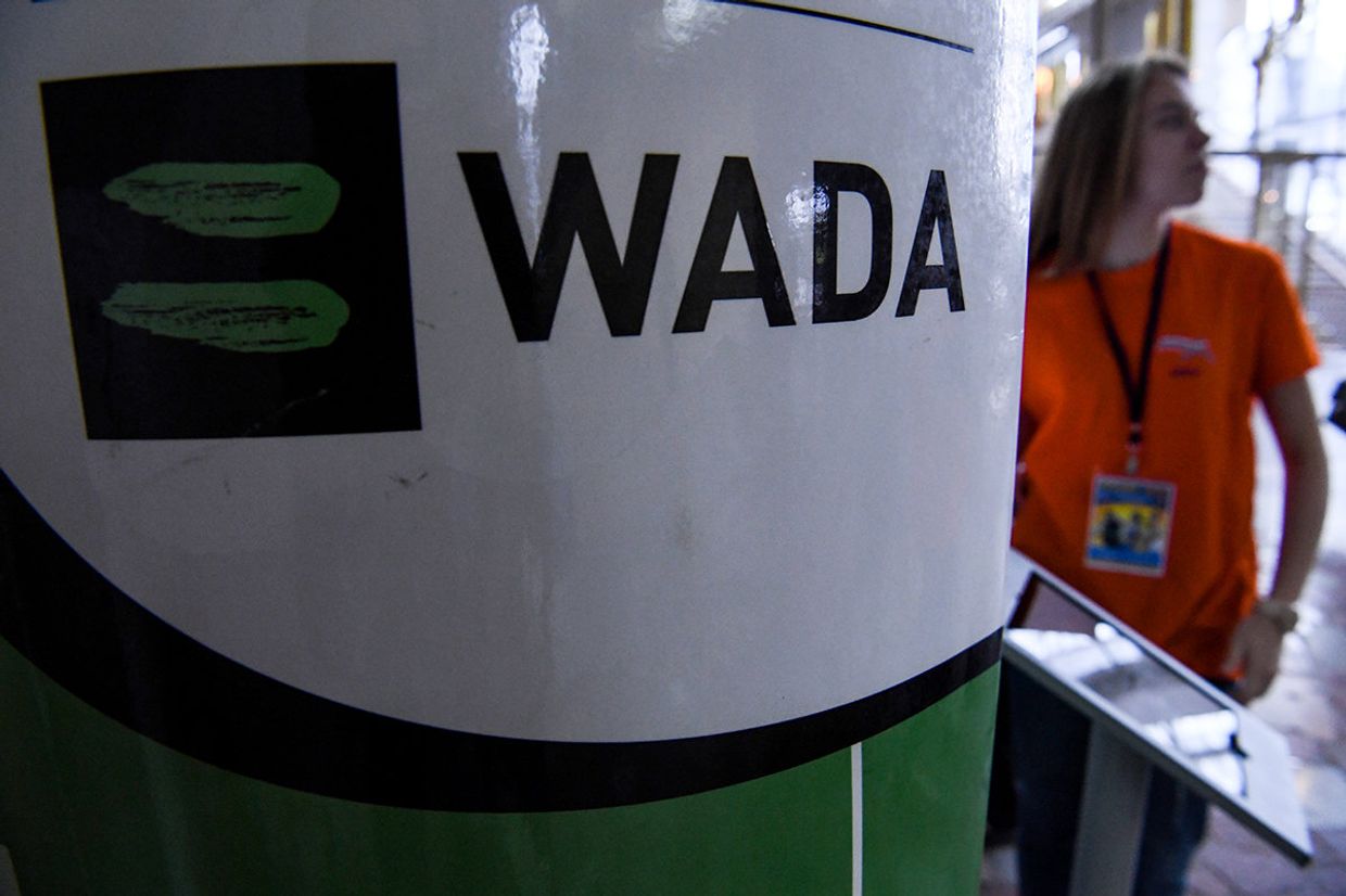 Логотип WADA на выставке Русская зима в Москве