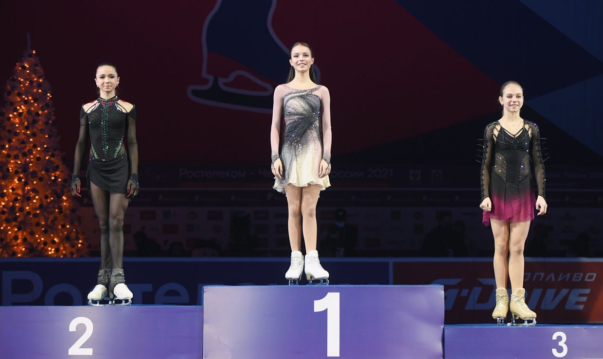 Фигурное катание. Чемпионат России. Церемония награждения