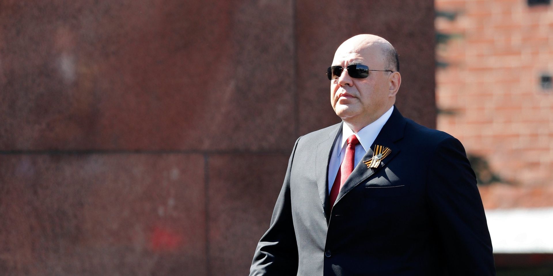 Председатель правительства РФ Михаил Мишустин перед началом военного парада в ознаменование 75-летия Победы - ИноСМИ, 1920, 29.12.2020
