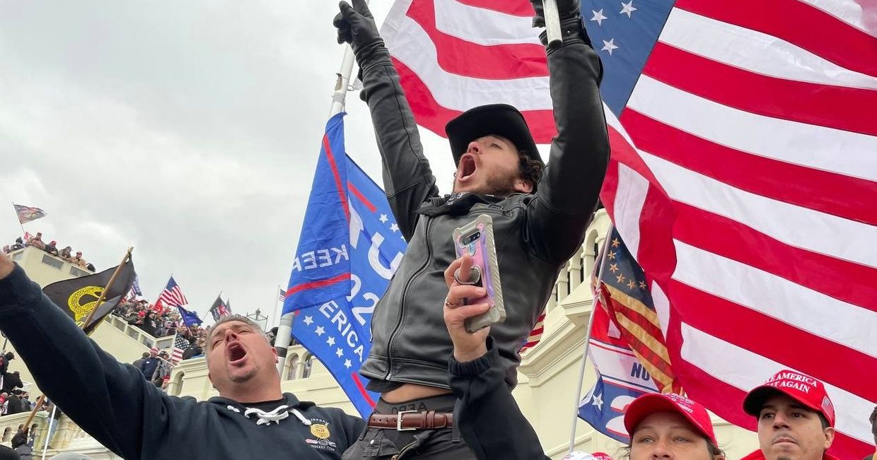 Акция протеста сторонников Д. Трампа в Вашингтоне