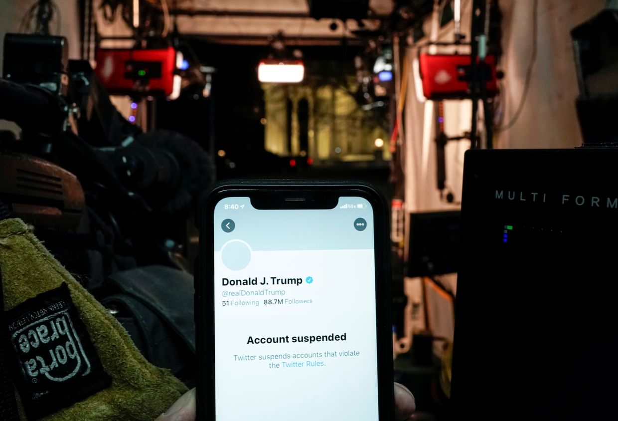 Заблокированный аккаунт Дональда Трампа в Twitter