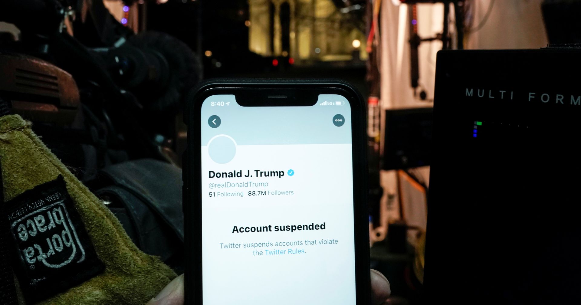 Заблокированный аккаунт Дональда Трампа в Twitter - ИноСМИ, 1920, 12.01.2021
