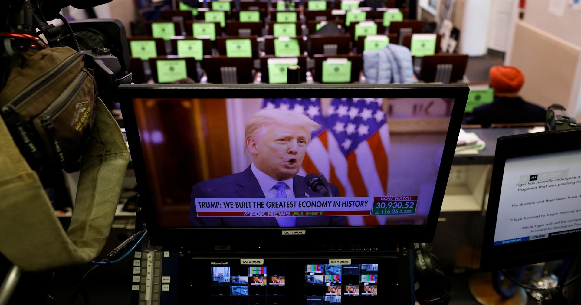 Дональд Трамп в последний день работы на должности президента США - ИноСМИ, 1920, 20.01.2021