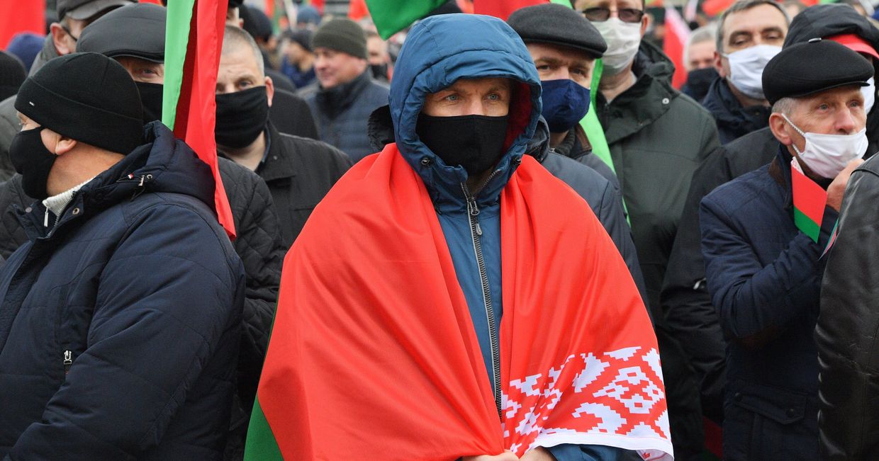 Акции пенсионеров в Минске