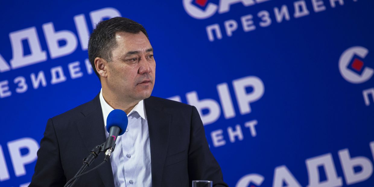 Пресс-конференция С. Жапарова по итогам выборов в Киргизии Пресс-конференция С. Жапарова по итогам выборов в Киргизии