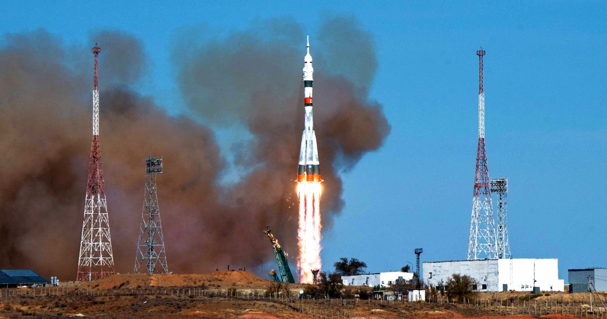 Запуск РН Союз-2-1а с кораблем Союз МС-17 с космодрома Байконур Запуск РН Союз-2-1а с кораблем Союз МС-17 с космодрома Байконур