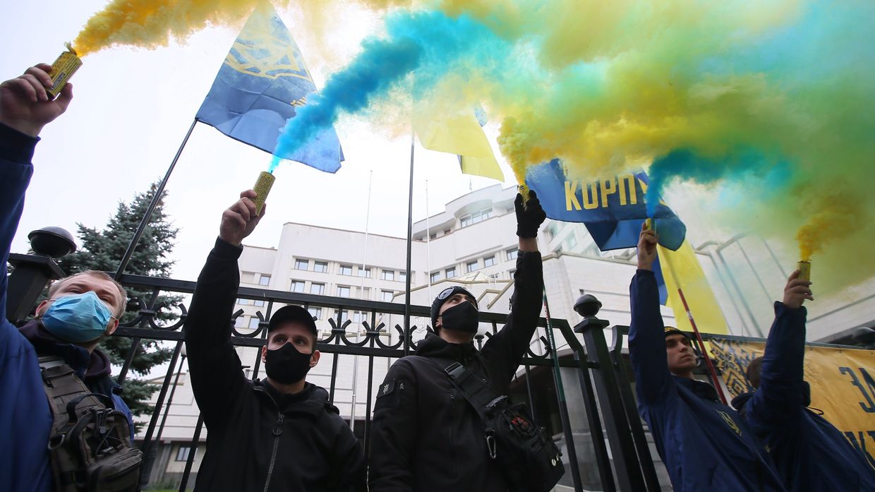 Акция у Конституционного суда в Киеве