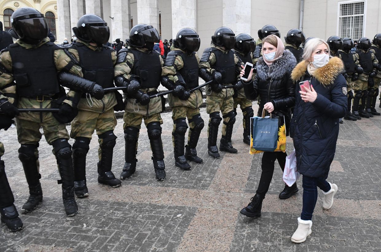 Несанкционированные акции протеста сторонников А. Навального