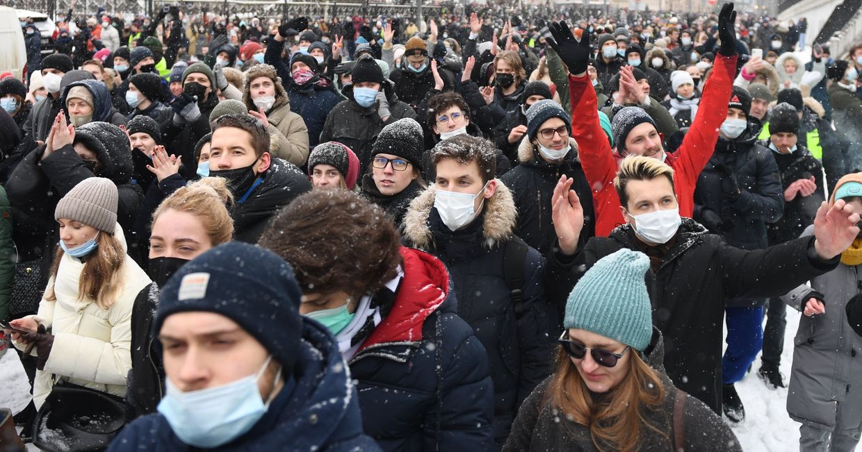 Несанкционированные акции протеста сторонников А. Навального
