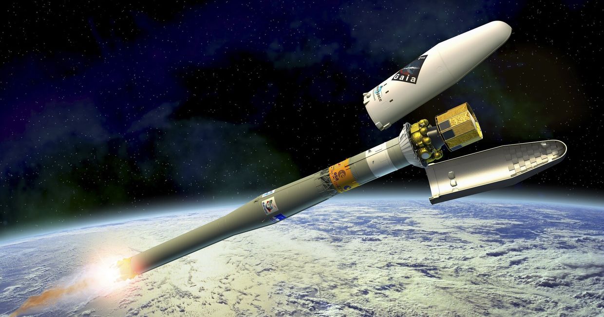 Космический телескоп Европейского космического агентства Gaia в представлении художника