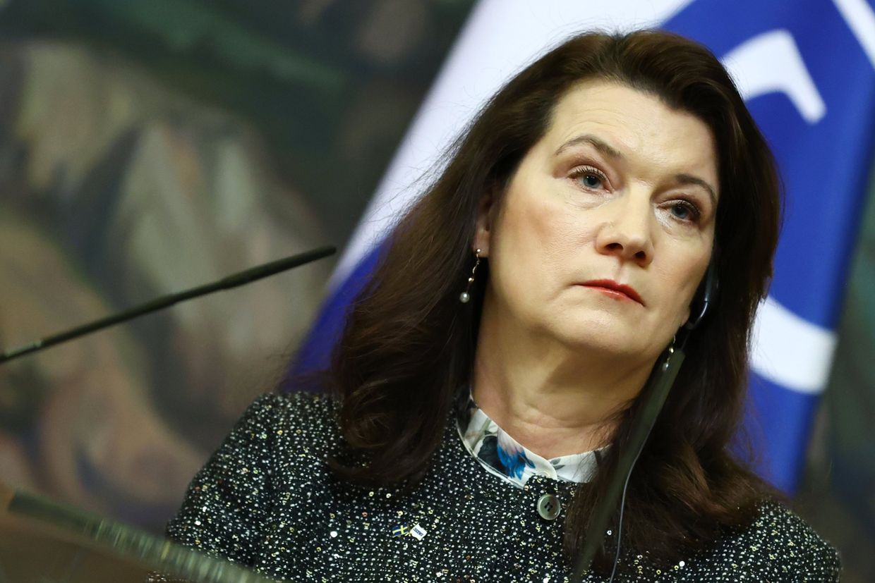 Встреча глав МИД РФ и Швеции С. Лаврова и А. Линде