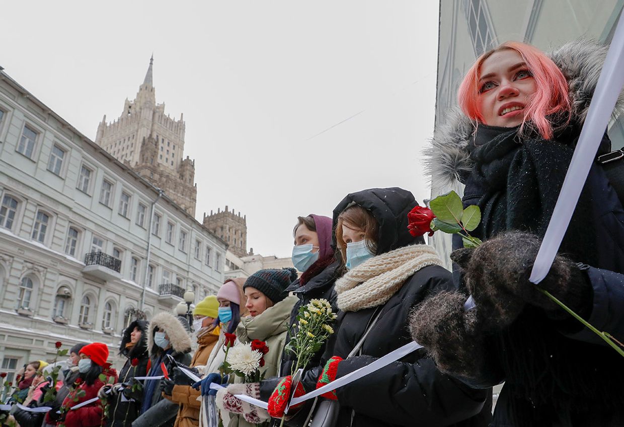 Митинг в поддержку Навального в Москве
