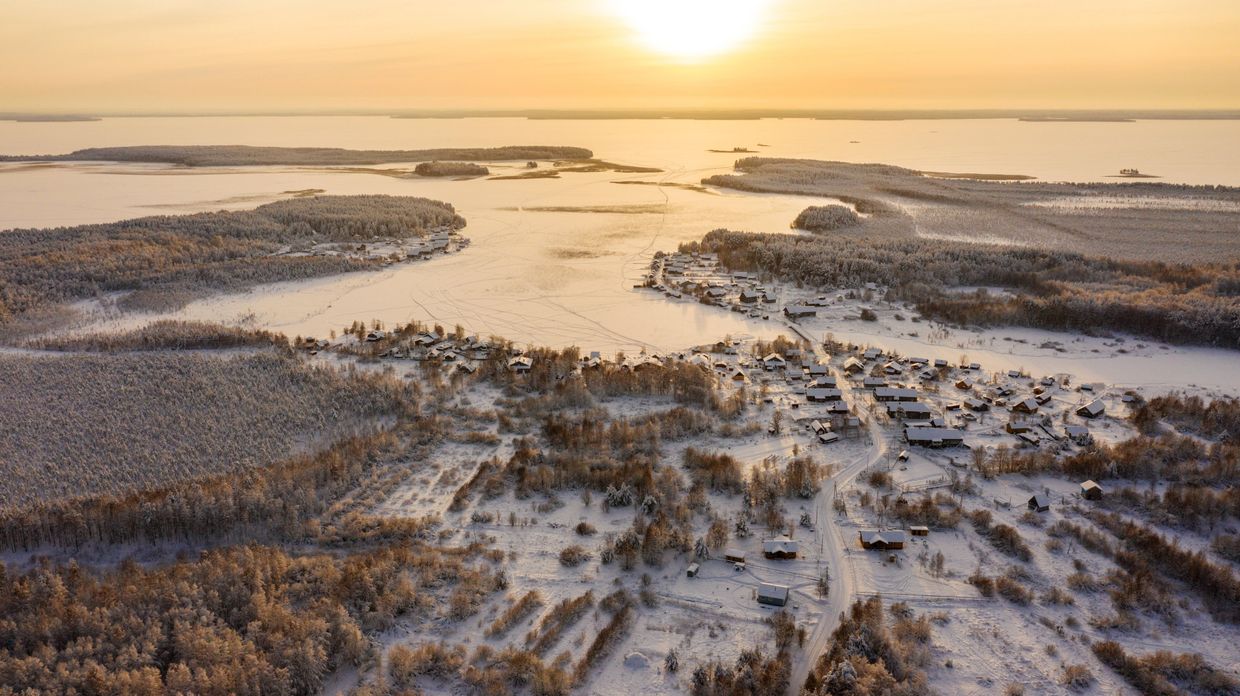Зима в Карелии