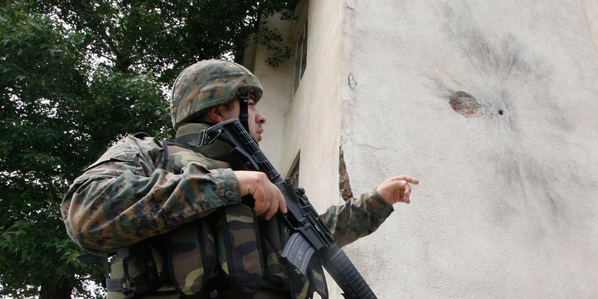 Грузинские военнослужащие в районе конфликта между Грузией и Южной Осетией - ИноСМИ, 1920, 12.10.2022