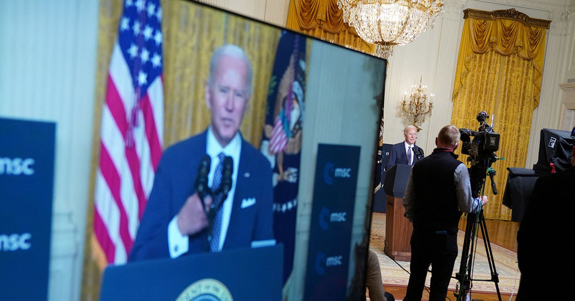 Президент США Джо Байден выступает на Мюнхенской конференции по безопасности в Вашингтоне - ИноСМИ, 1920, 24.02.2021