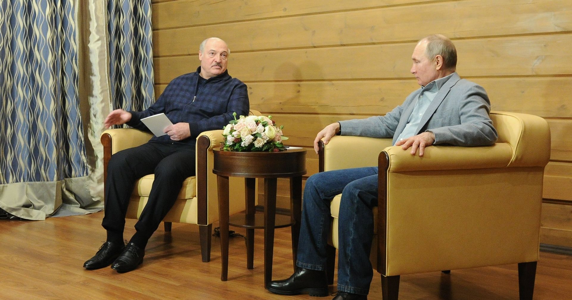 Президент РФ В. Путин встретился с президентом Белоруссии А. Лукашенко - ИноСМИ, 1920, 10.05.2021