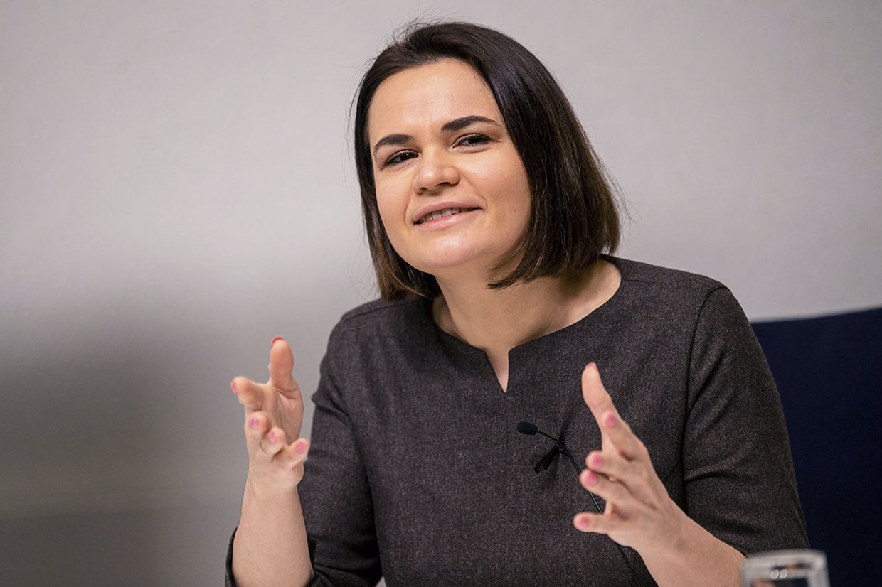Белорусский политик Светлана Тихановская