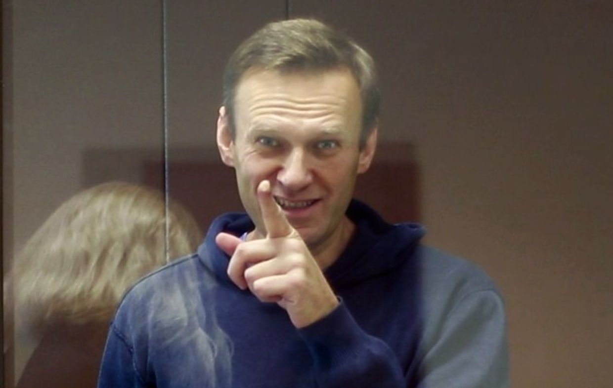 Заседание суда по делу А. Навального, обвиняемого в клевете в отношении ветерана