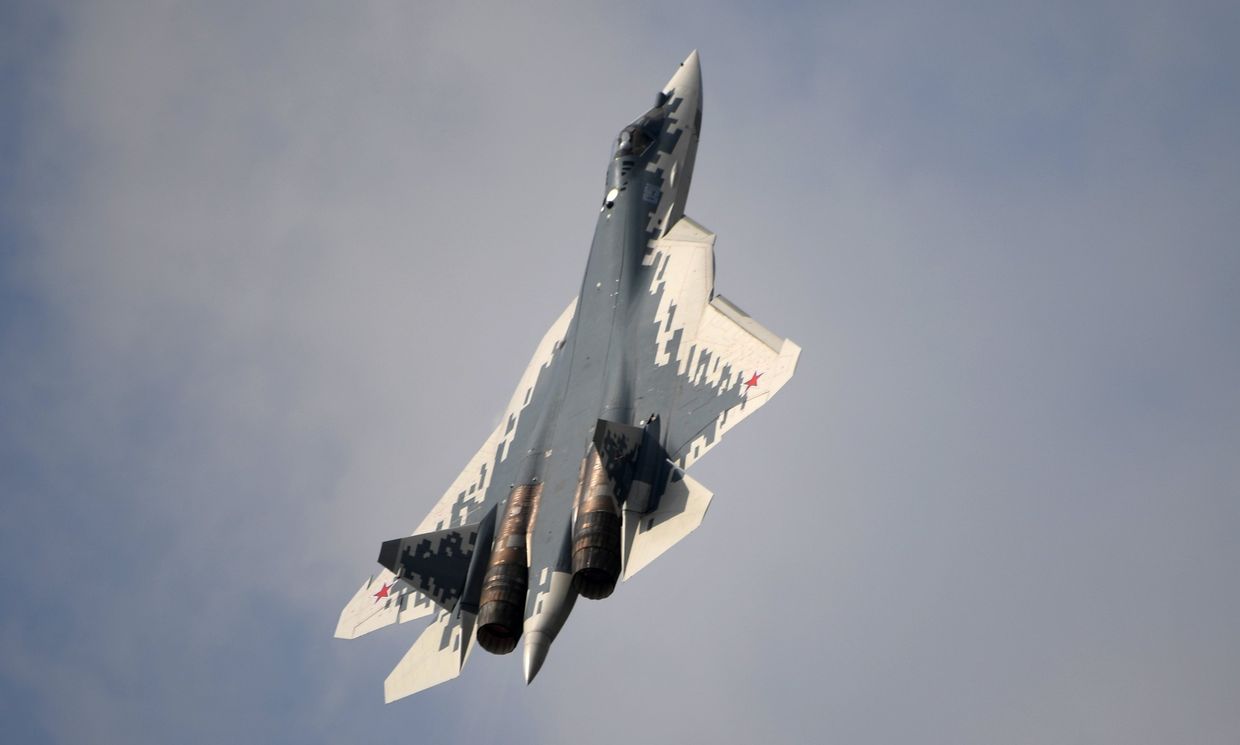 Российский многофункциональный истребитель пятого поколения Су-57