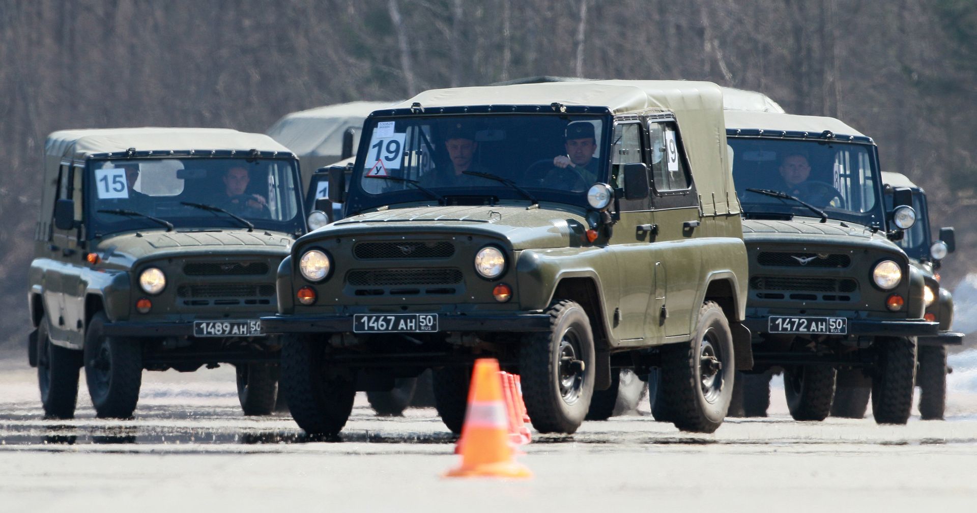 Военные водители на автомобилях УАЗ - ИноСМИ, 1920, 08.03.2021