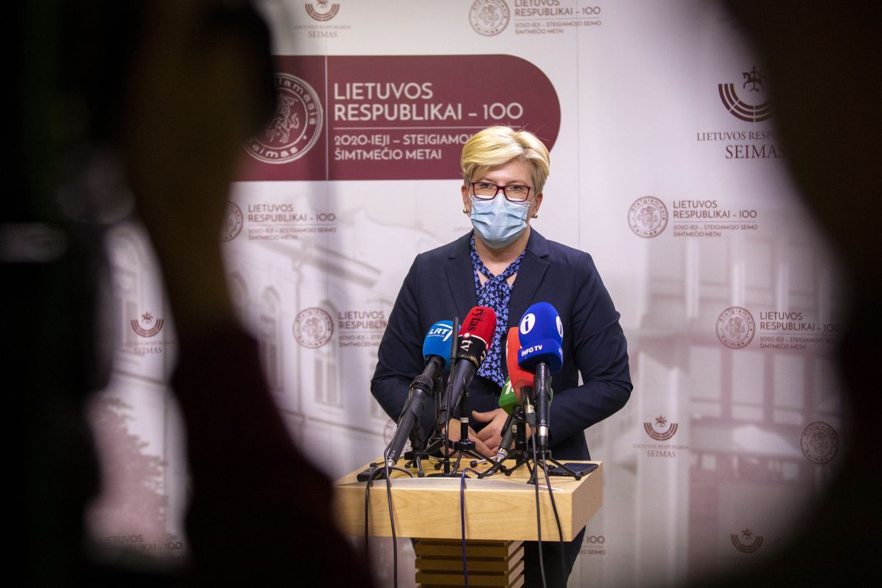 Премьер-министр Литвы Ингрида Шимоните