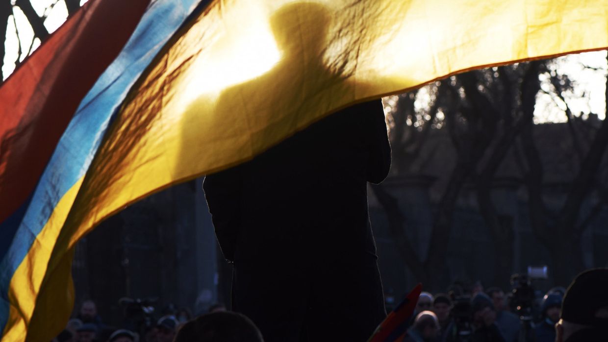 Акция протеста оппозиции в Ереване