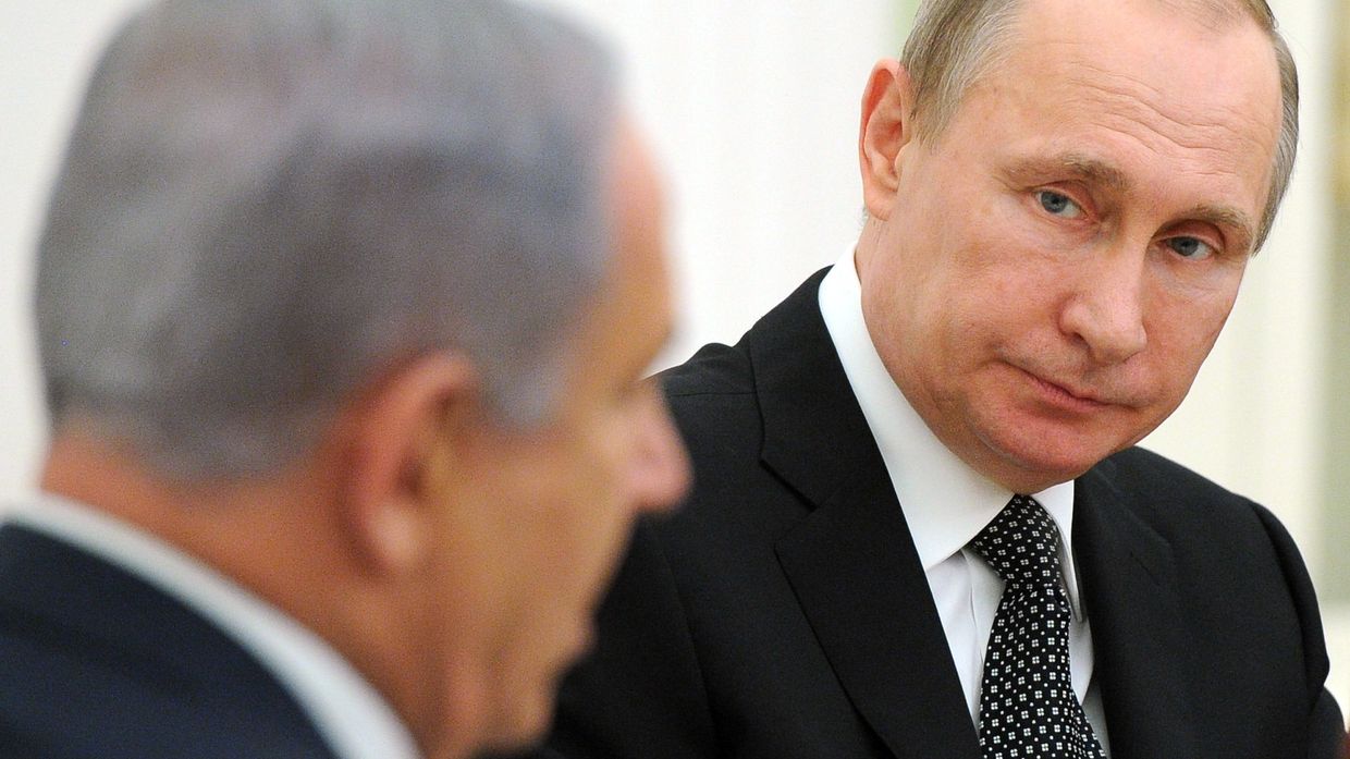 Встреча президента РФ В. Путина с премьер-министром Израиля Б. Нетаньяху