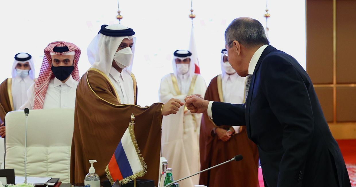 Визит главы МИД РФ С. Лаврова в Катар Визит главы МИД РФ С. Лаврова в Катар