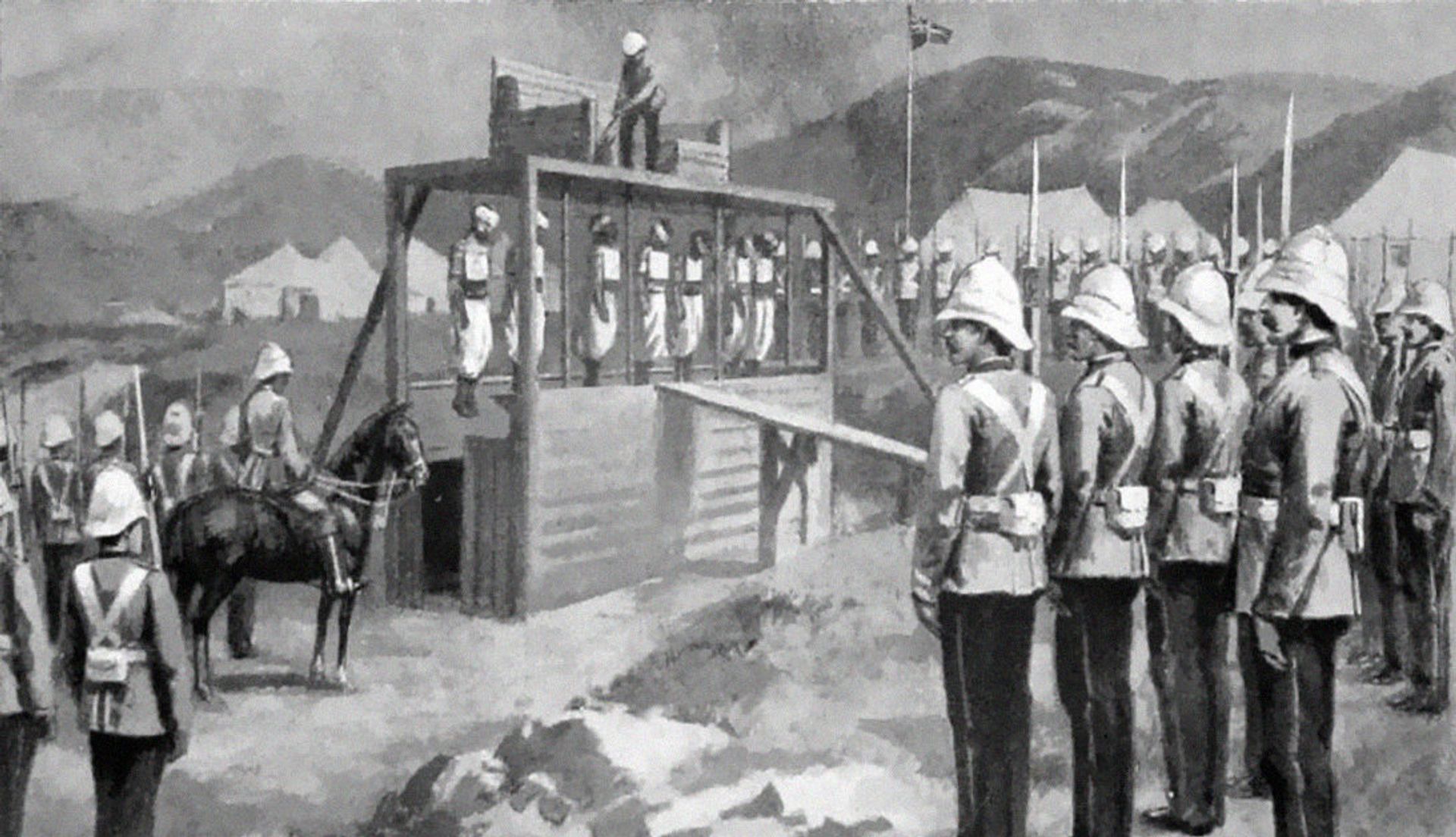 Казнь турецких солдат британскими военными в Ираклионе, Крит - ИноСМИ, 1920, 21.03.2021