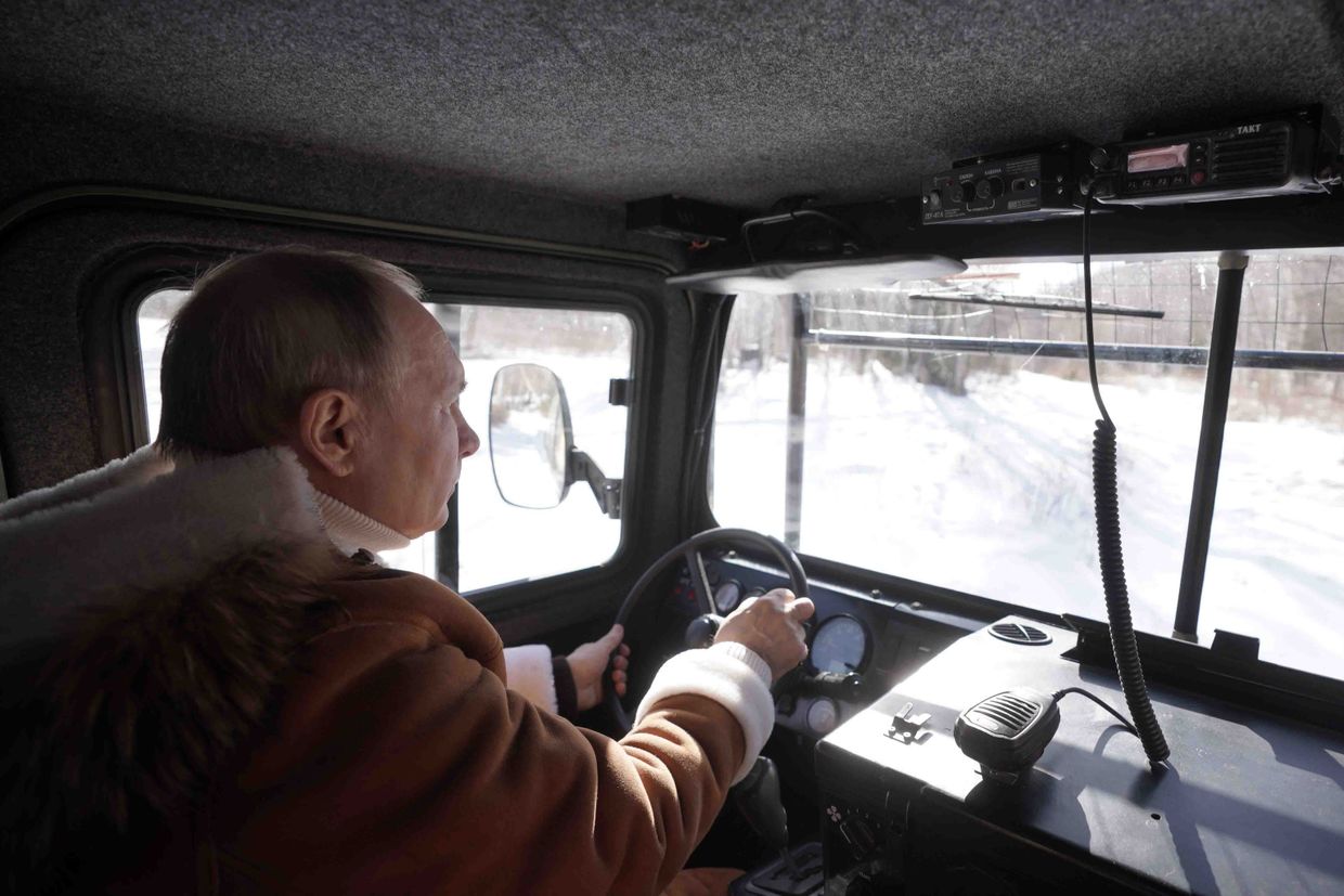 Отдых президента РФ В. Путина в Сибири