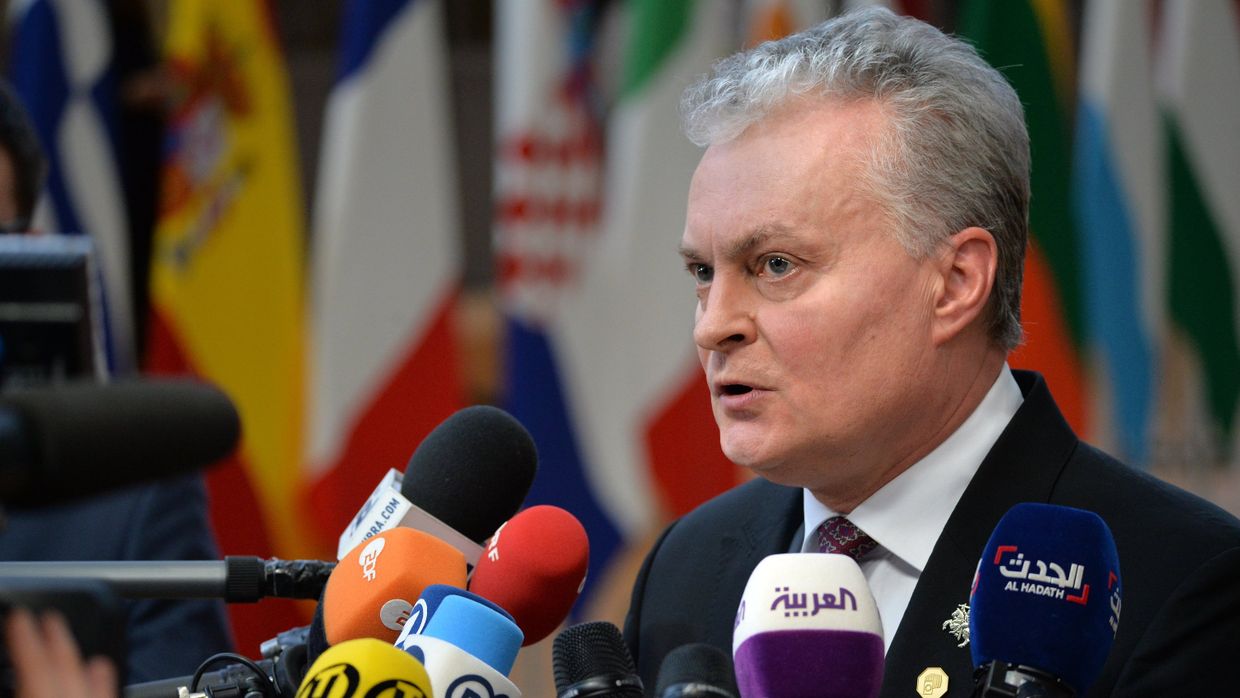 Президент Литвы Гитанас Науседа