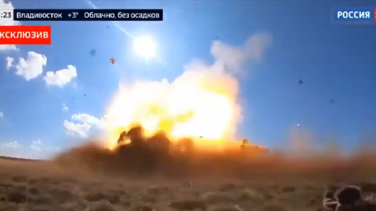 Российский ударный беспилотник «Орион-Э» провел маневры на полигоне «Морской»